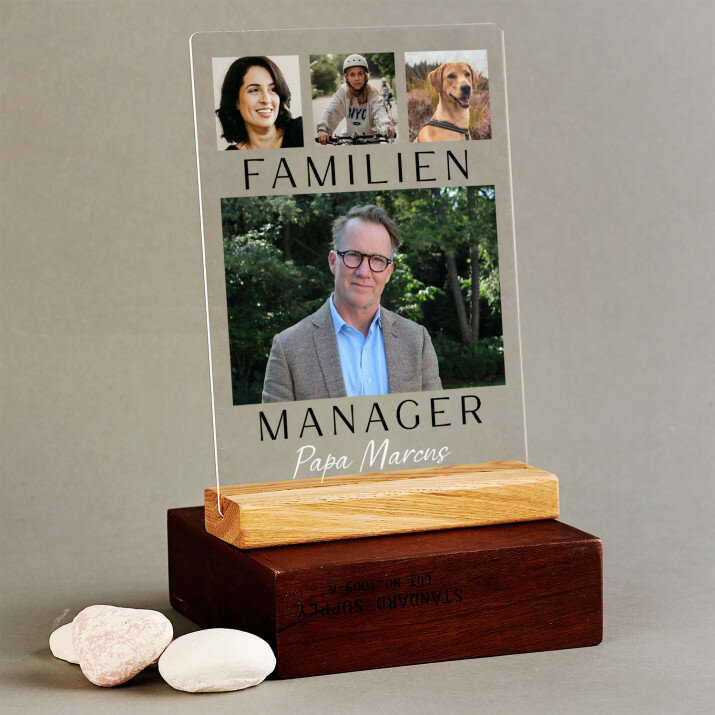 familienmanager - Druck auf Acrylglas