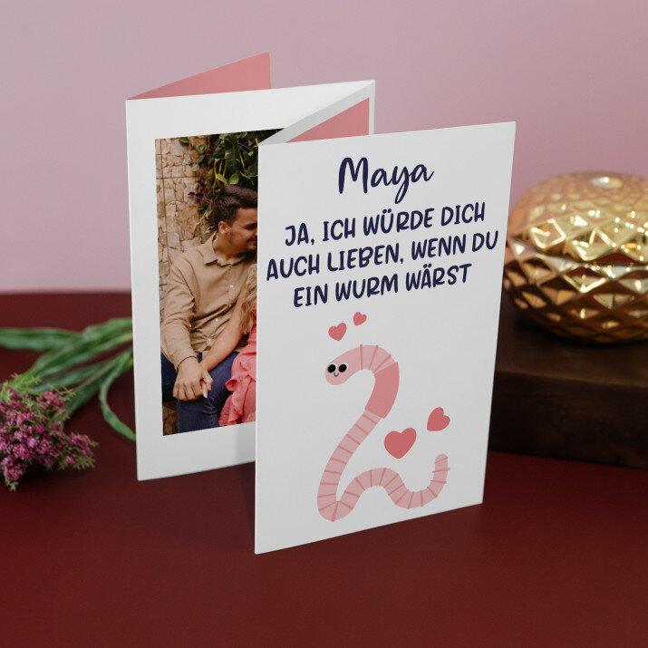  Ich würde dich lieben - Fotos, harmonikaartig gefaltet