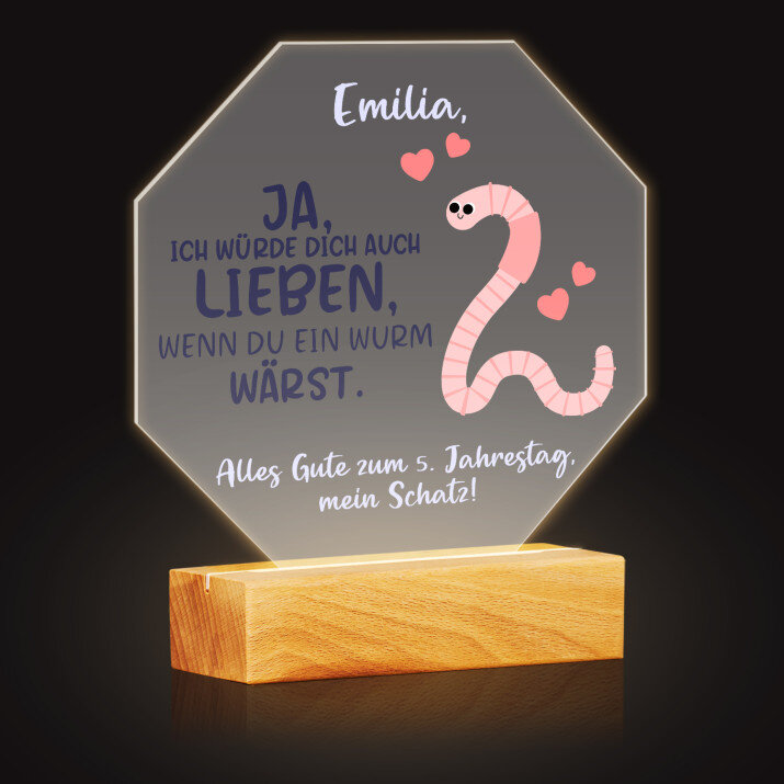 Ch würde dich lieben - Achteck 
