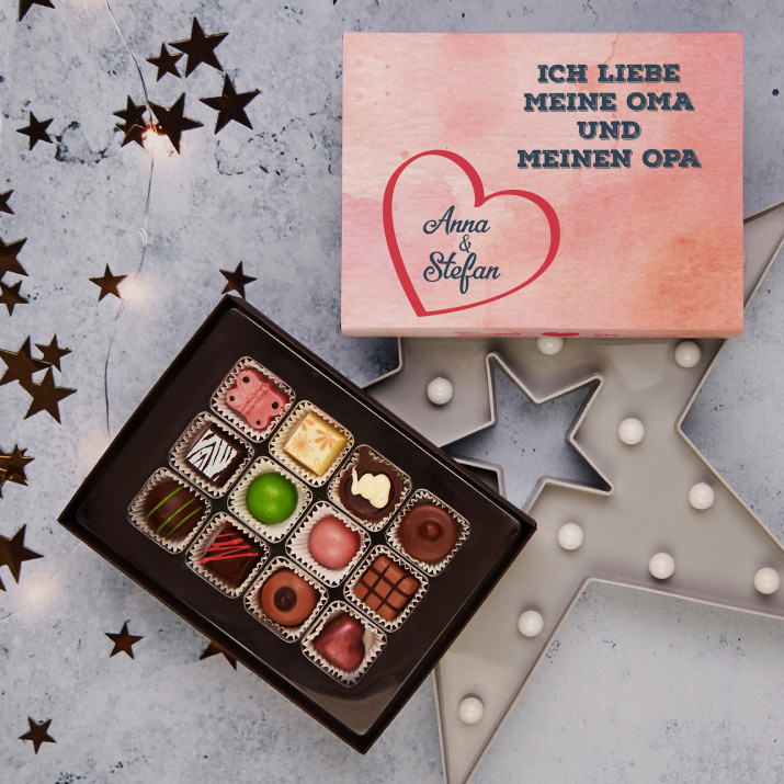Ich liebe meine Großeltern - Belgische Pralinen