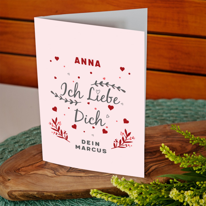 Ich liebe dich 2 - Glückwunschkarte