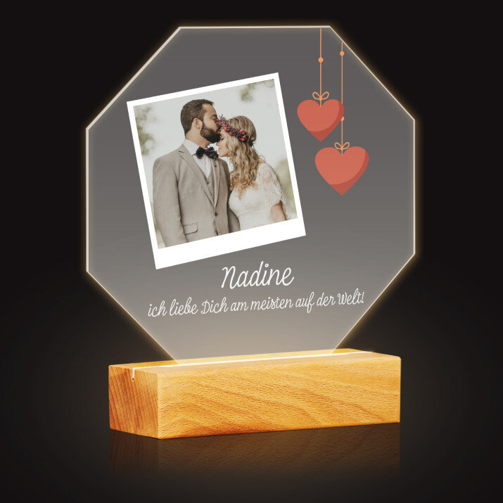 Ich liebe dich am meisten - Achteck 
