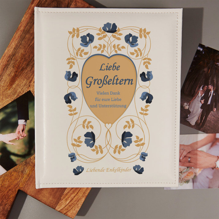 Liebe Großeltern,Vielen Dank - personalisiertes Fotoalbum