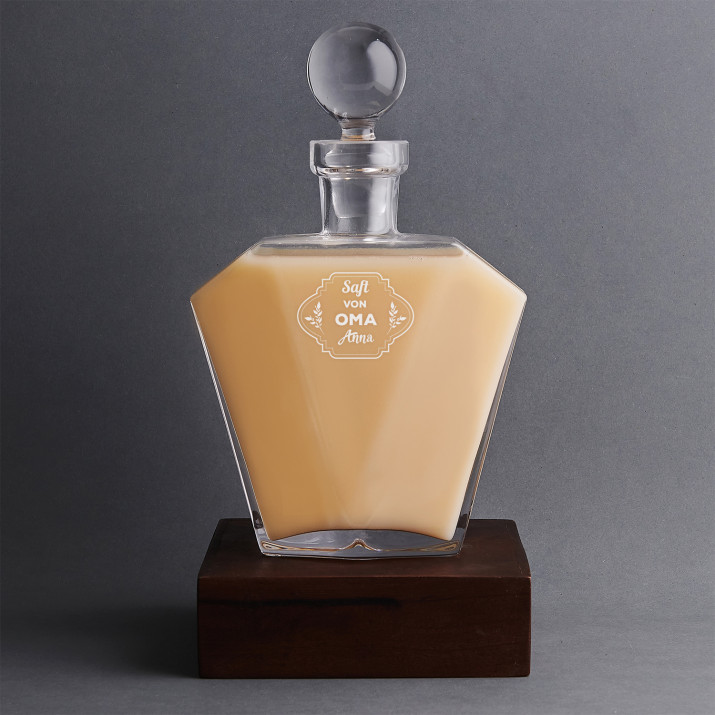 Omas Saft - Likörkaraffe