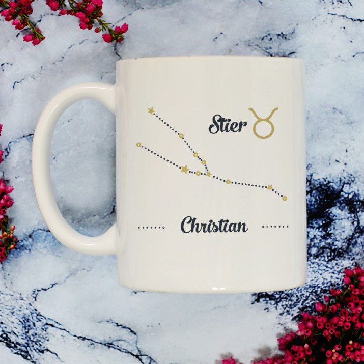 Sternzeichen - Siter - personalisierte Tasse