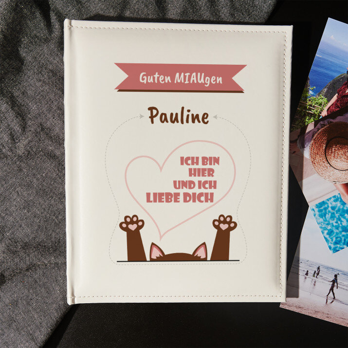 Guten Miaugen - personalisiertes Fotoalbum