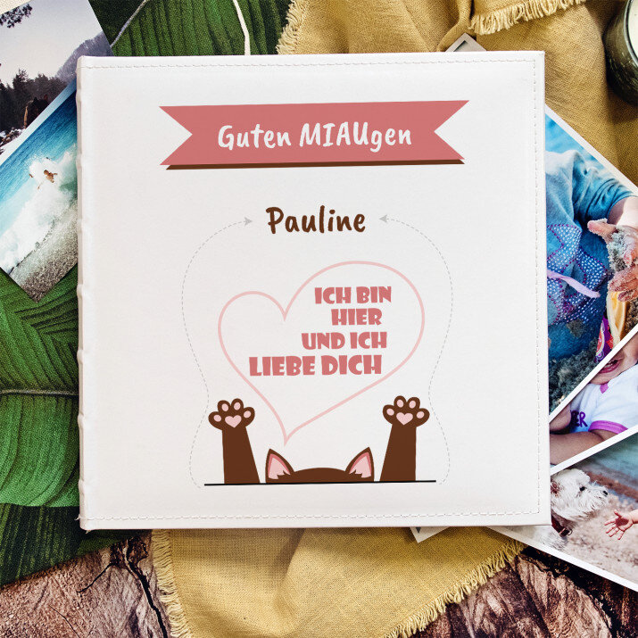 Guten Miaugen - personalisiertes Fotoalbum