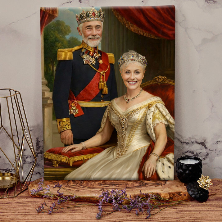 König und Königin - Königsporträt