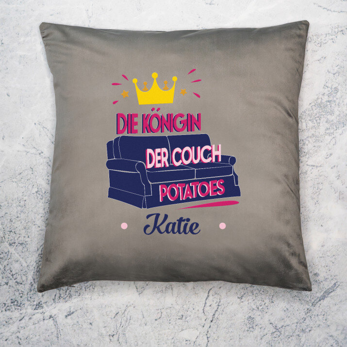 Königin der Couch Potatoes - Kissen