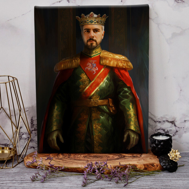 Prinz von Litauen - Königsporträt