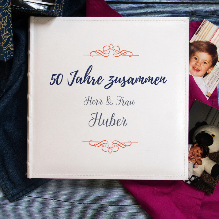 Jahre zusammen - personalisiertes Fotoalbum
