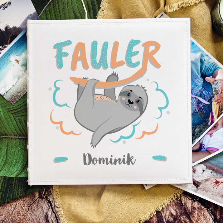 Fauler - personalisiertes Fotoalbum