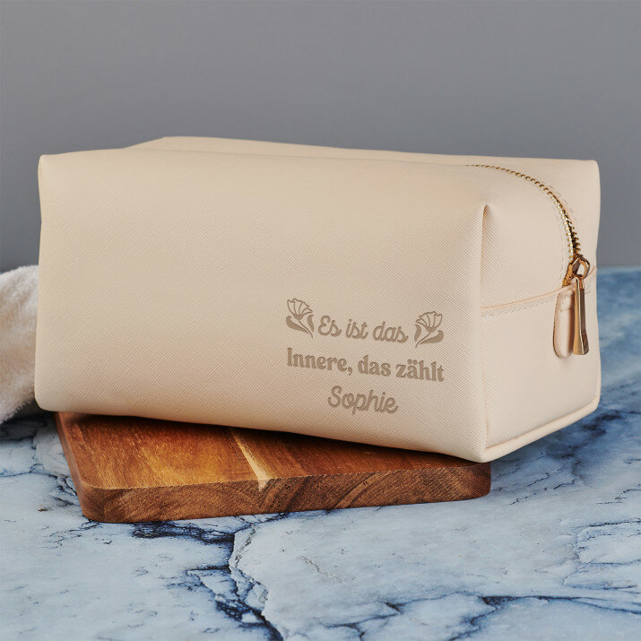 Es ist das Innere, das zählt - Kosmetiktasche für Damen