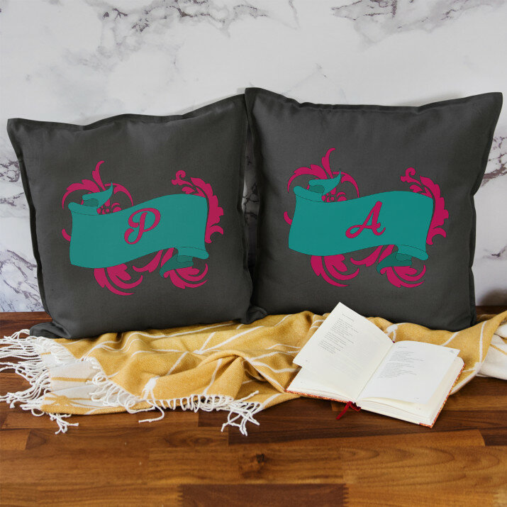 Buchstaben - Kissen-Set