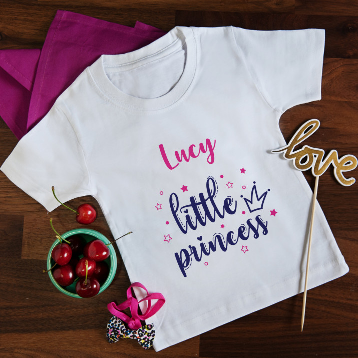 Little Princess - T-shirt mit Aufdruck für Kinder
