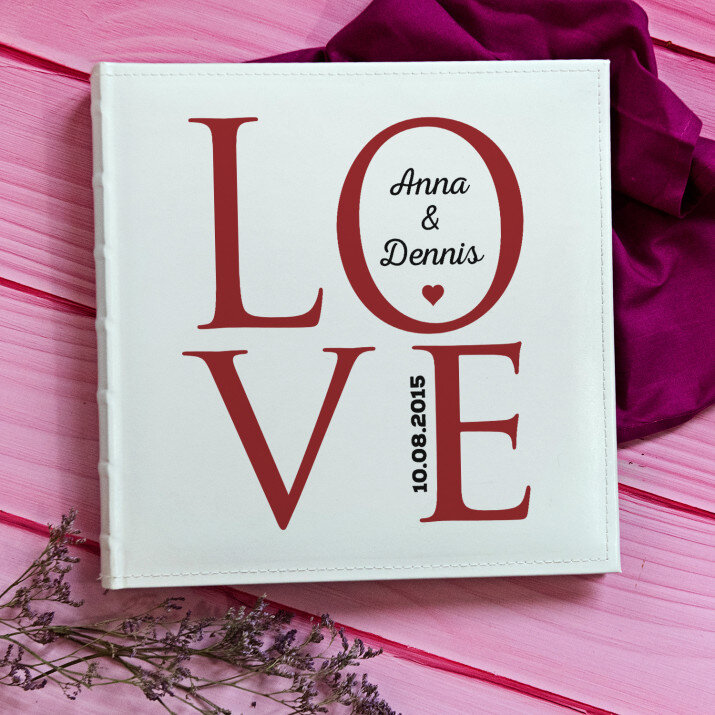 Love togehter - personalisiertes Fotoalbum