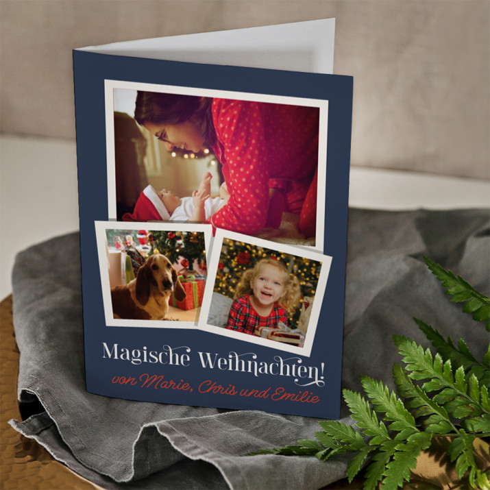 Magische Weihnachten - Glückwunschkarte
