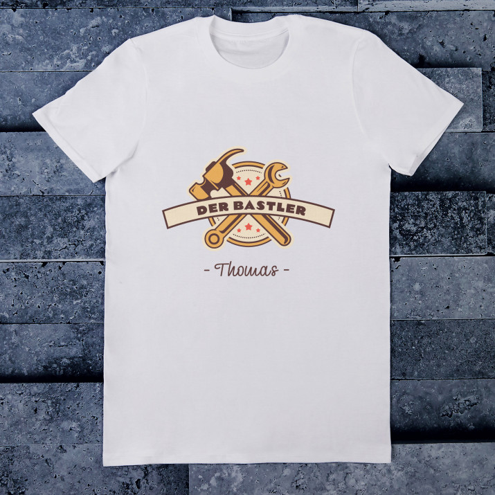 Bastler - T-Shirt mit Aufdruck für Herren