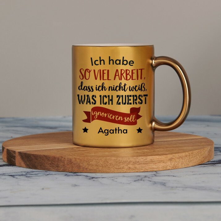 So viel arbeit - Goldbecher