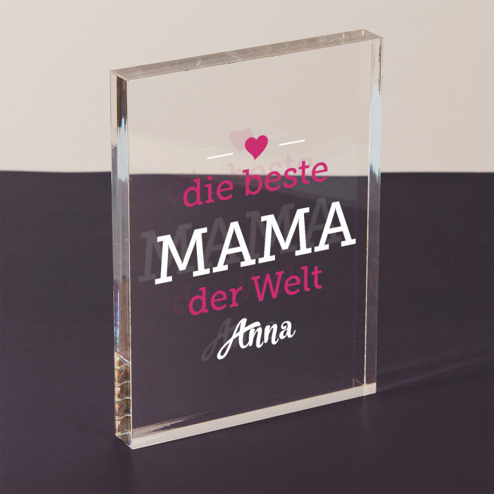 Mama - Acrylblock