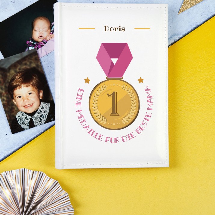 Medaille für Mama - personalisiertes Fotoalbum