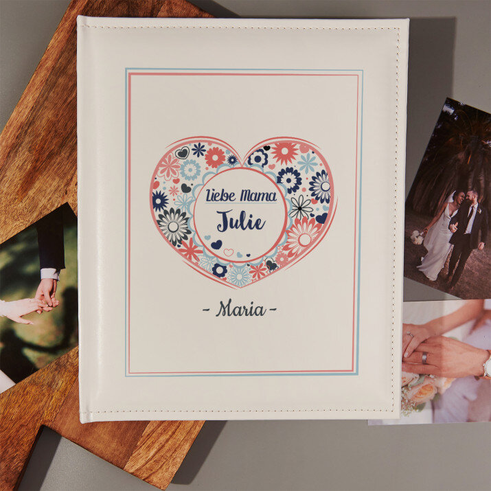 Mama Herz - personalisiertes Fotoalbum
