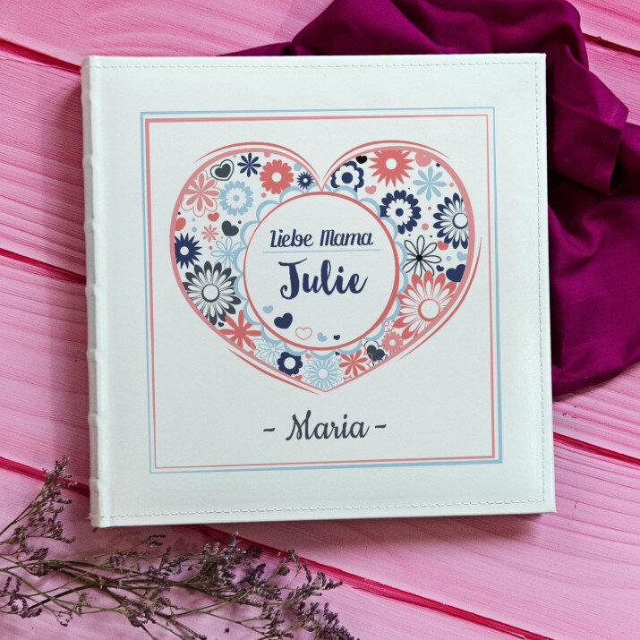 Mama Herz - personalisiertes Fotoalbum