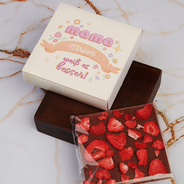 Mama weiß es besser - Schokolade mit Erdbeeren