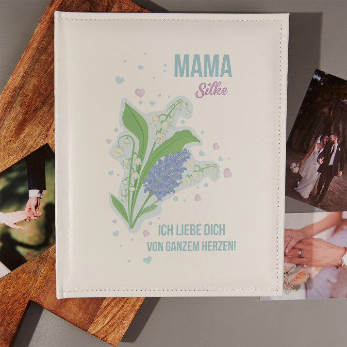 Ich liebe Dich von ganzem Herzen - personalisiertes Fotoalbum
