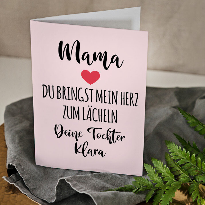 Mama du brings - Glückswunschkarte