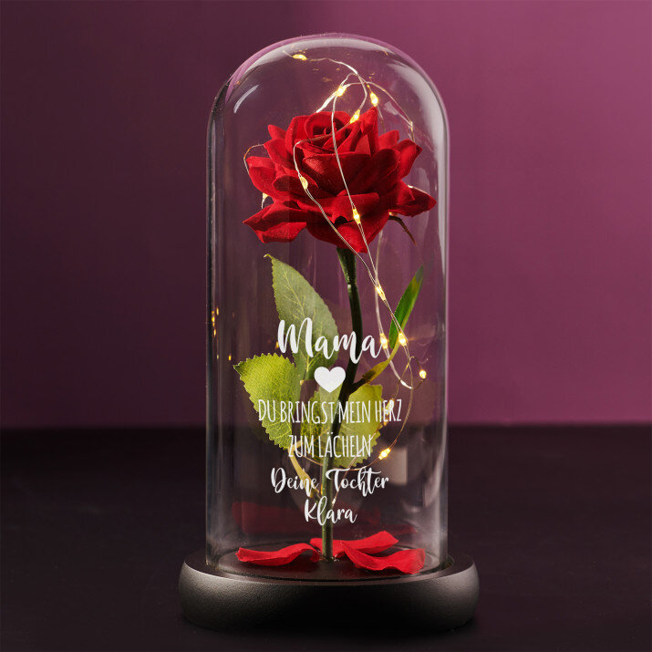 Mama du brings - Ewige Rose Im Glas