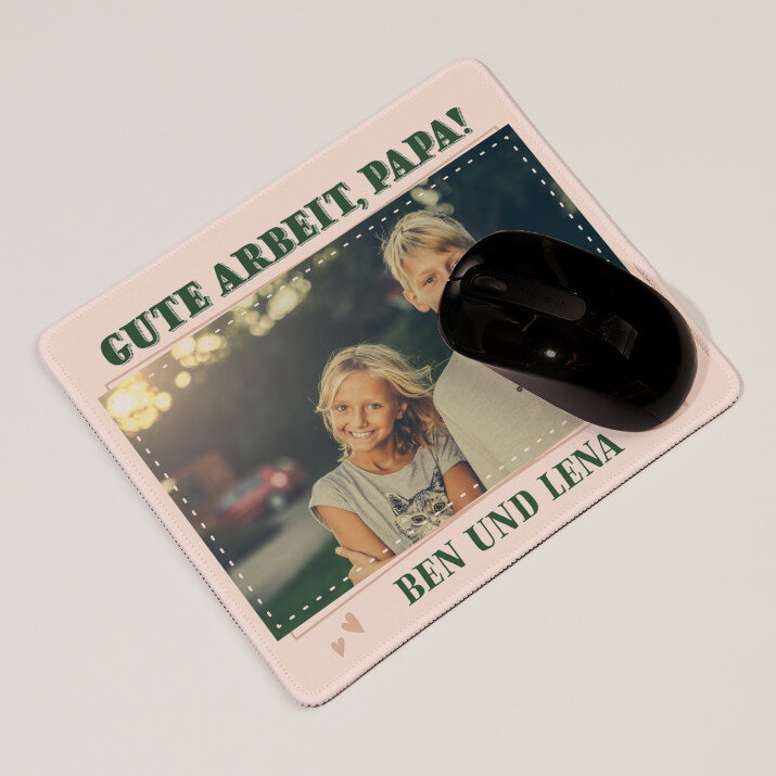 Gute Arbeit, Papa! - Mauspad