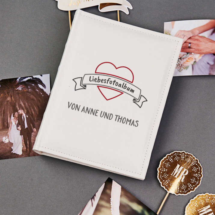 Liebesfotoalbum - personalisiertes Fotoalbum
