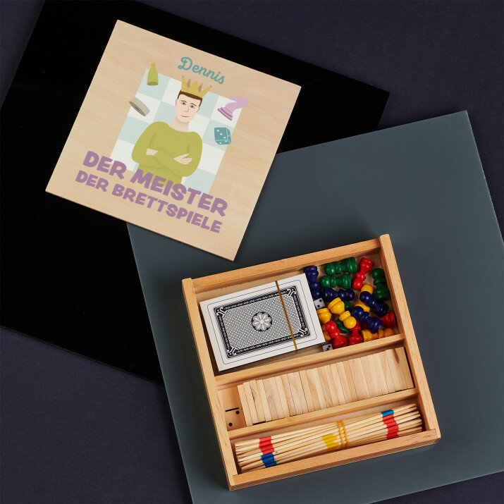 Der meister der brettspiele - Spielset