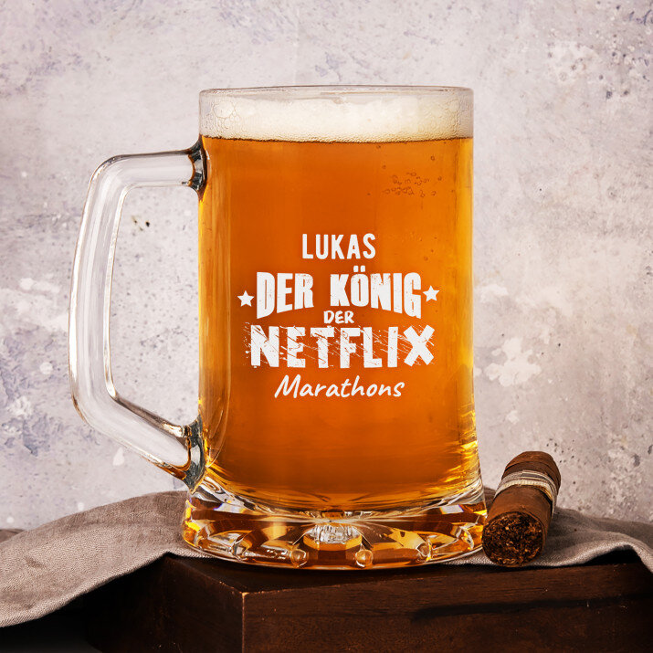 König der Marathons - Bierkrug