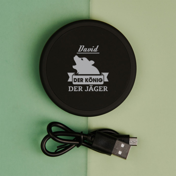 König der Jäger - Induktionsladegerät mit Beleuchtung