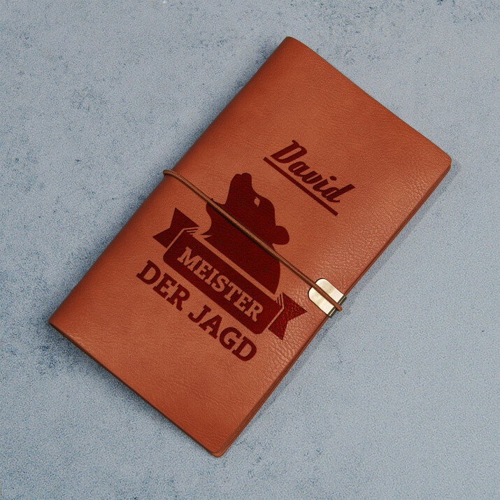Meister der jagd - Retro Notizbuch