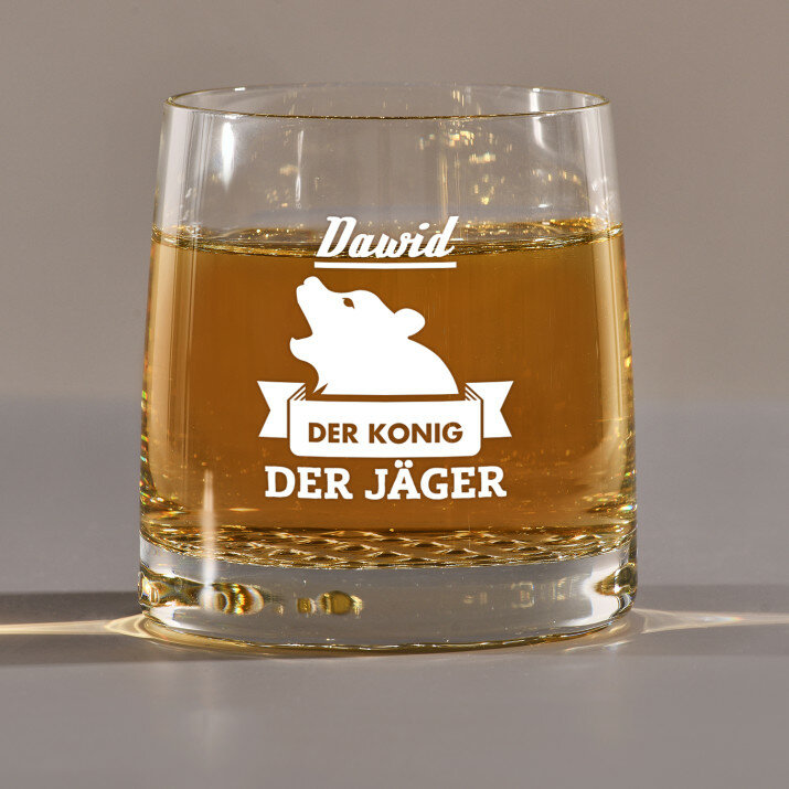 König der Jäger - Whiskyglas