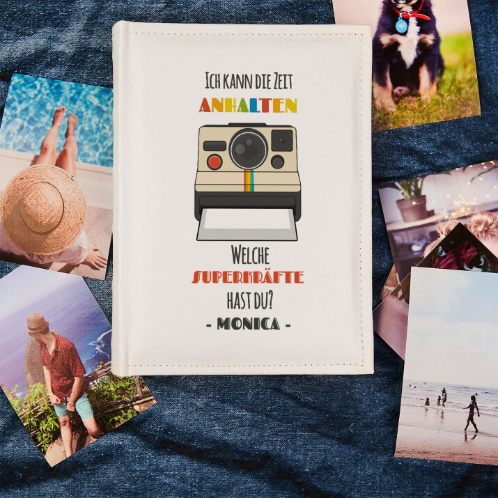 Ich kann die Zeit anhalten - personalisiertes Fotoalbum