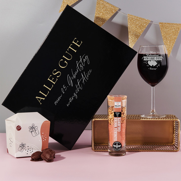 Mein valentine - Geschenkset für den Weinliebhaber