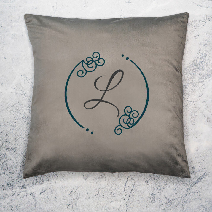 Monogramm 2 - Kissen