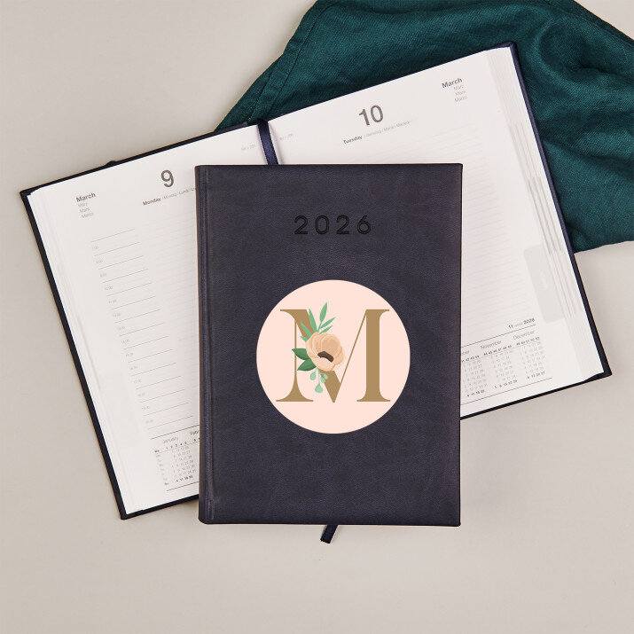 Monogramm Blumen - Kalender Monogramm Blumen - Kalender