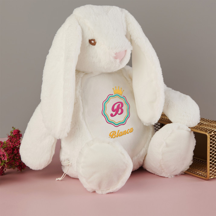 Monogramm - Maskottchen mit Stickerei
