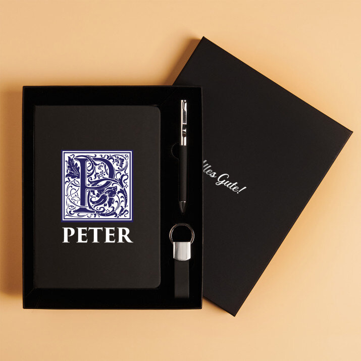 Monogram - Set mit Notizbuch Monogram - Set mit Notizbuch