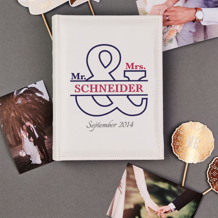 Mr & Mrs Right - personalisiertes Fotoalbum
