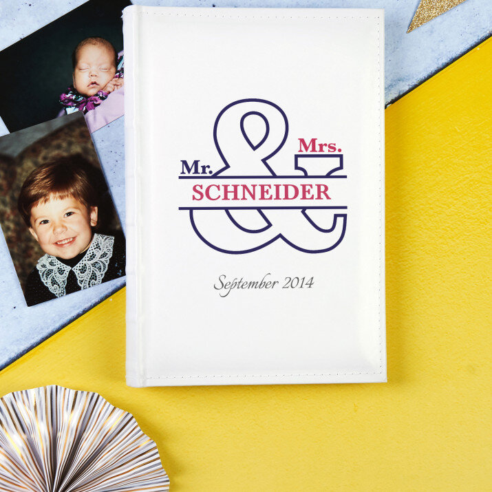 Mr & Mrs Right - personalisiertes Fotoalbum