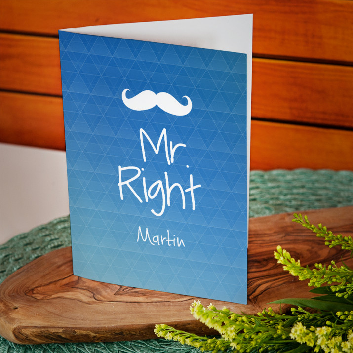 Mr Right - Glückwunschkarte