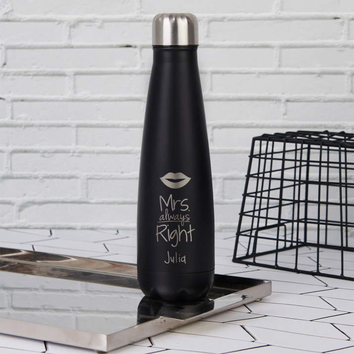 Mrs. always Right- Wasserflasche 630 ml