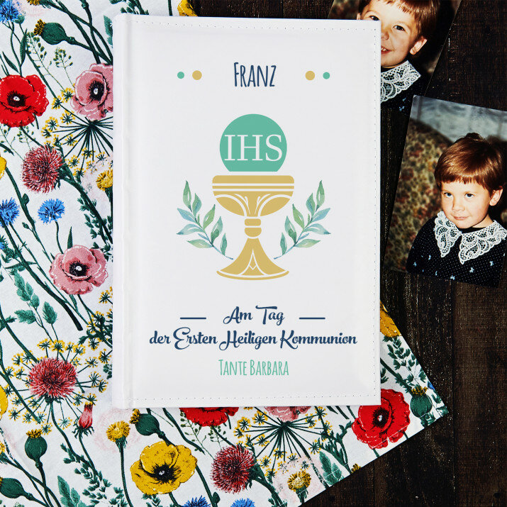 Zur Erinnerung an die Erstkommunion - Personalisiertes Fotoalbum