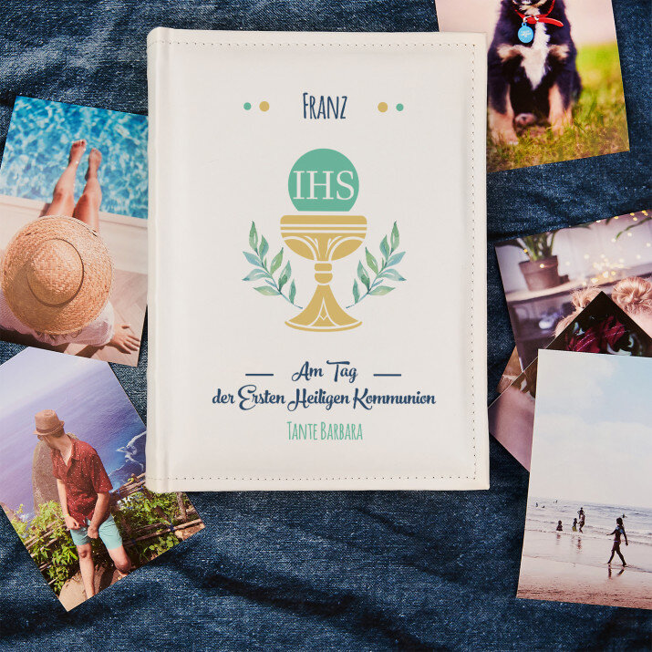 Zur Erinnerung an die Erstkommunion - Personalisiertes Fotoalbum
